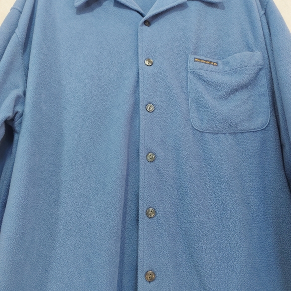 Levi Strauss Co. Blue Button Down Fleece Shirt Jacket Shacket, XL - Picture 2 of 9